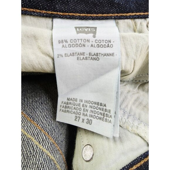 Levi's Size 27X30 Womens Bold Curve Bootcut Blue Denim 5 Pocket Logo Jeans NWT - Picture 10 of 14